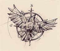 Image result for Compass Tattoo Sketches