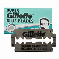 Image result for Gillette Super Thin Blue