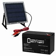 Image result for Solar Panel Battery 12V