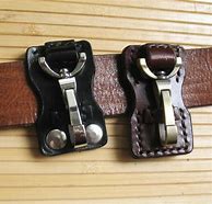Image result for Leather Belt Fob Keychain
