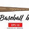 Image result for Baseball Bat Shape