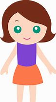 Image result for Brown Hair Girl Cartoon Face