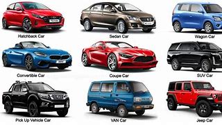 Image result for Car Types List