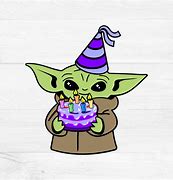 Image result for Happy Birthday Yoda with Cupcake Clip Art