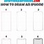 Image result for iPhone XR Template Drawing