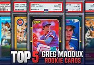 Image result for Greg Maddux Rookie Card