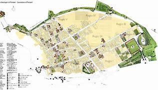 Image result for Pompeii Ruins Map