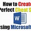 Image result for Cheat Sheet Format