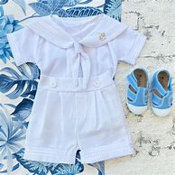 Image result for White Sailor Suit for Boys