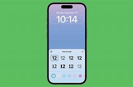 Image result for iOS 16 iPhone Time and Date