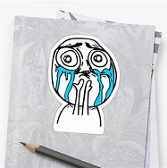 Image result for Cute Crying Sticker