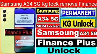 Image result for Samsung A34 UMT Lock