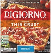 Image result for DiGiorno Thin Crust Pepperoni Pizza