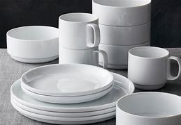 Image result for Dinnerware Dishes Black White