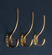 Image result for Brass Hat and Coat Hooks