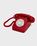 Image result for Red Rotary Phone