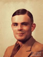 Image result for Alan Turing Painting