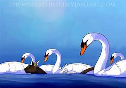 Image result for 7 Swans a Swimming Fan Art