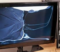 Image result for What Does a Cracked TV Screen Look Like