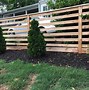 Image result for Fence with Horizontal Boards