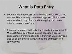 Image result for What Is Data Entry
