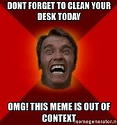 Image result for Clean Office Desk Meme