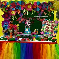 Image result for Trolls Birthday Party Backdrop