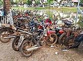 Image result for Woman Broken Motorcycle