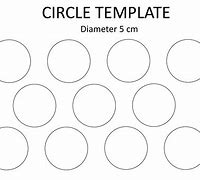 Image result for 5 Inch Circle Actual Size