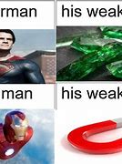 Image result for Super Hero Weakness Meme