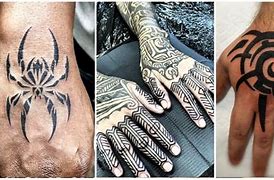 Image result for Tribal Hand Tattoos