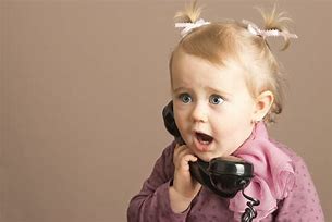Image result for Baby Girl Talking On Phone
