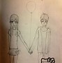 Image result for Drawing of a Boy and Girl Holding Hands