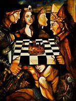 Image result for Chess Art Painting