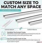 Image result for Adhesive Curtain Track