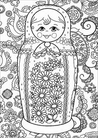 Image result for Babushka Doll Coloring Page