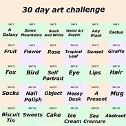 Image result for 30-Day Art Challenge Pinteret