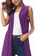 Image result for fever sweater vest drape front ramie cotton for women