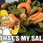 Image result for Healthy Salad Meme