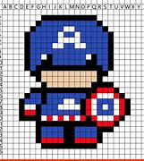 Image result for Captain America Mask Pixel Art
