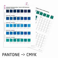 Image result for Iron Gate Pantone to CMYK