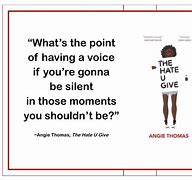 Image result for The Hate U Give Quotes On the Come Up