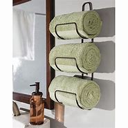 Image result for Wall Towel Rack for Rolled Towels