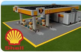 Image result for Shell Gas Station Minecraft Sign