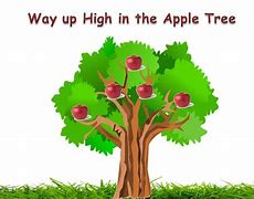 Image result for Way Up High in the Apple Tree Poem