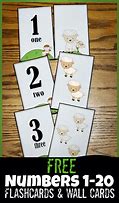 Image result for Free Printable Number Cards 1-10