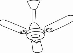 Image result for Ceiling Fan Clip Art Black and White