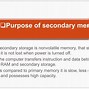 Image result for Secondary Memory Diagram