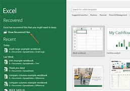 Image result for How to Recover Unsaved Excel Data