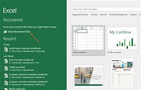 Image result for Excel Open Unsaved File